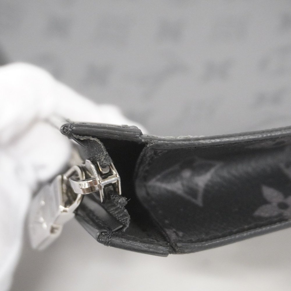 Louis Vuitton Clutch Bag Monogram Eclipse Reverse Pochette Voyage M69535 Grey... - Picture 8 of 14